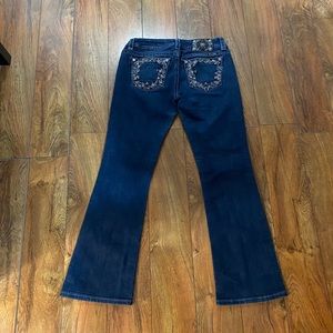 Gorgeous Miss Me midrise easy boot jeans, like new